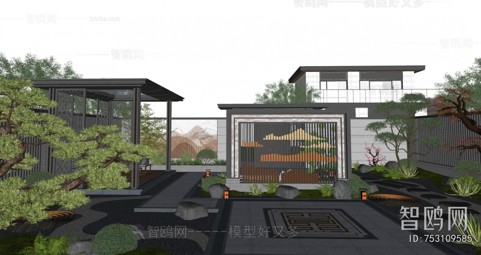 New Chinese Style Courtyard/landscape