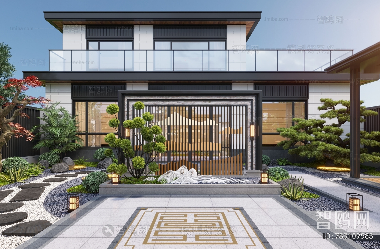 New Chinese Style Courtyard/landscape