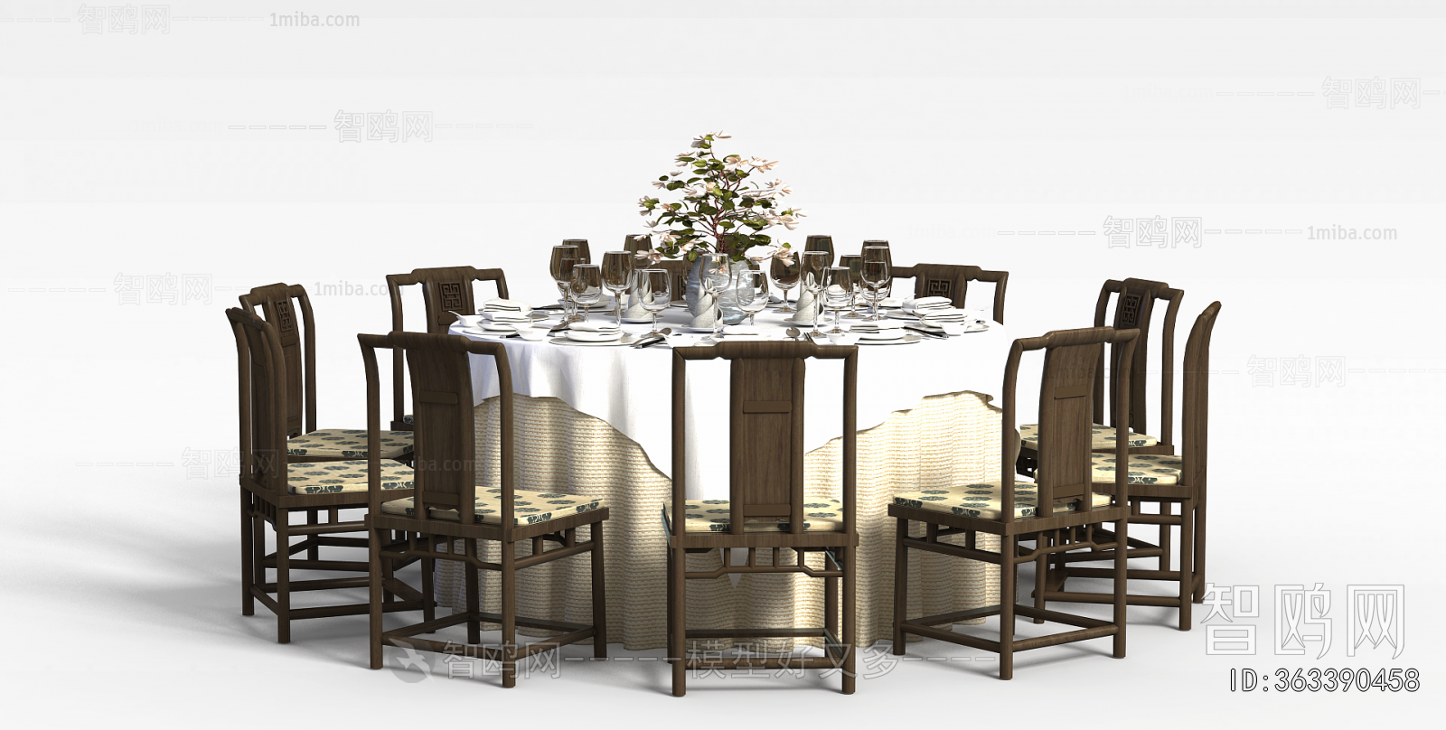 New Chinese Style Dining Table And Chairs