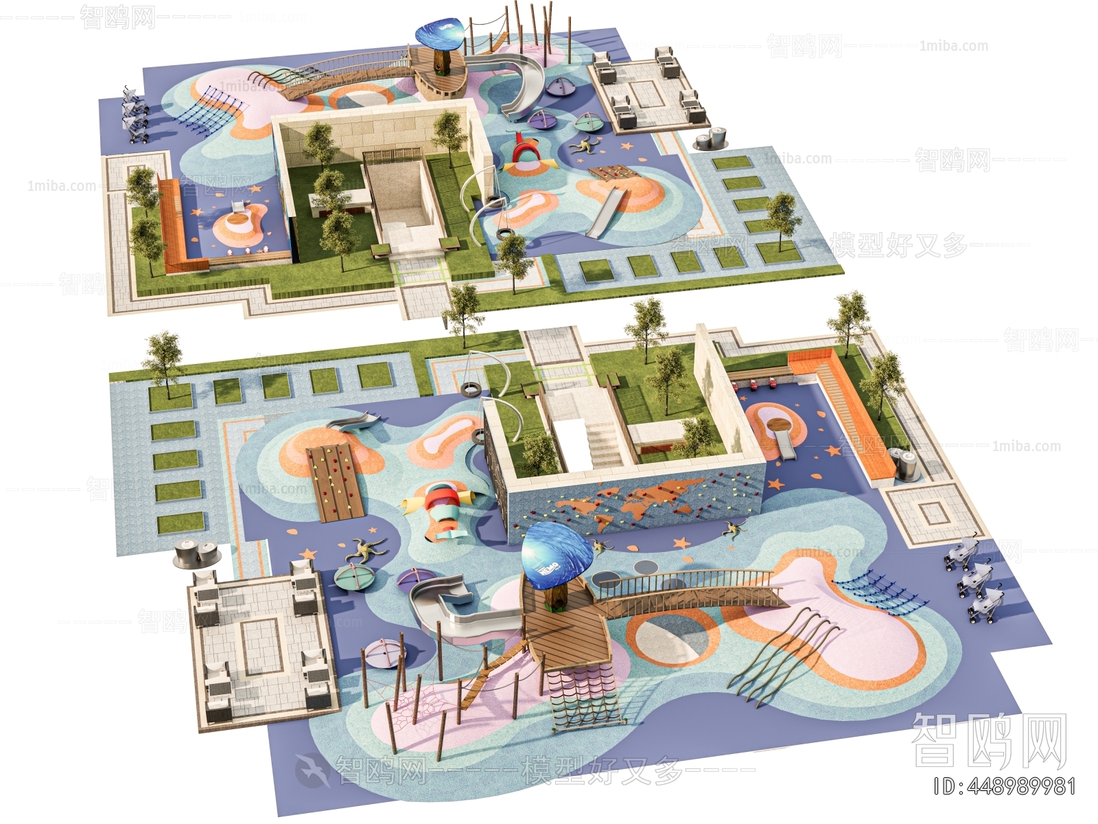 Modern Park Landscape