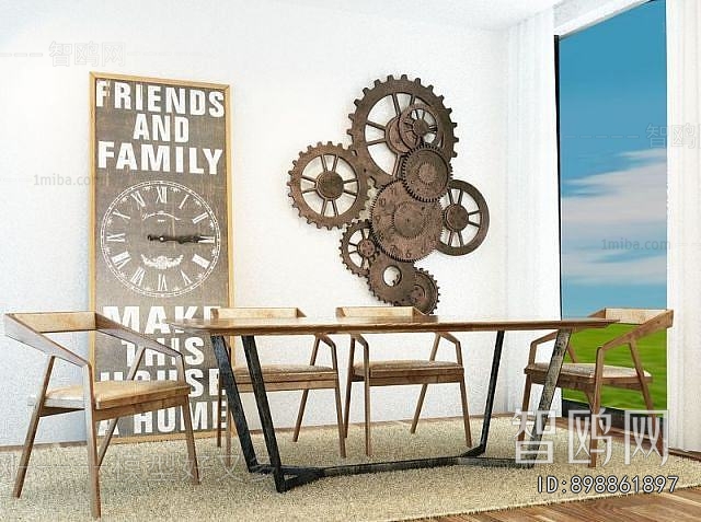 Nordic Style Dining Table And Chairs