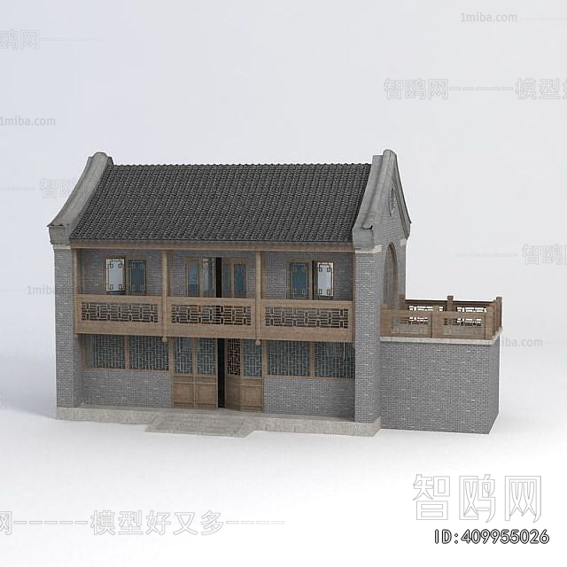 New Chinese Style Building Appearance