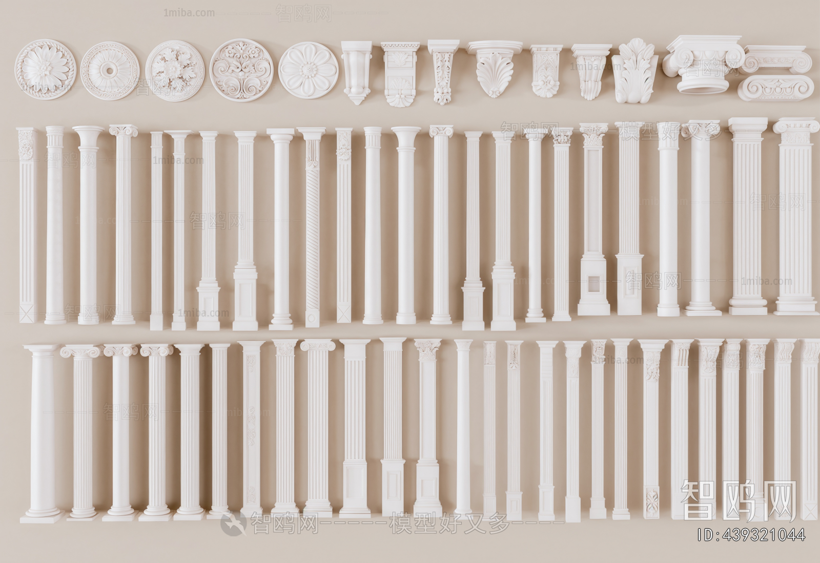 European Style Roman Pillar