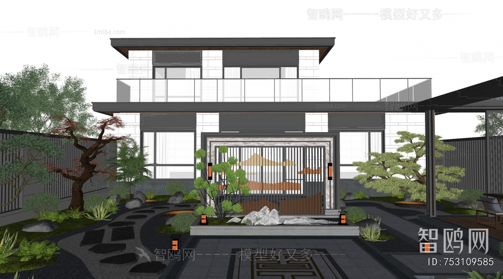 New Chinese Style Courtyard/landscape