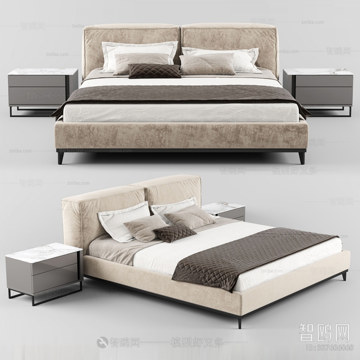 Modern Double Bed