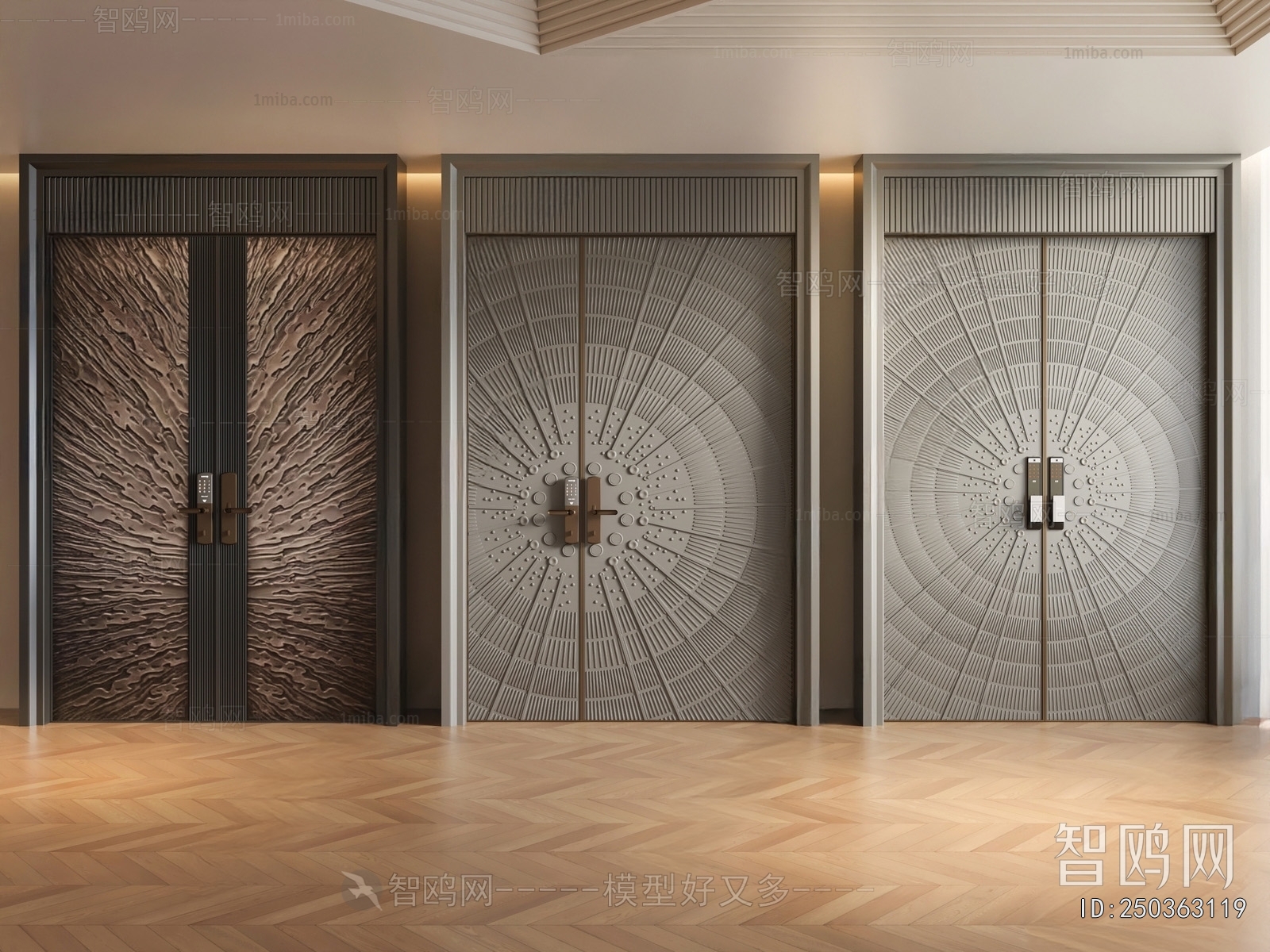 New Chinese Style Entrance Door