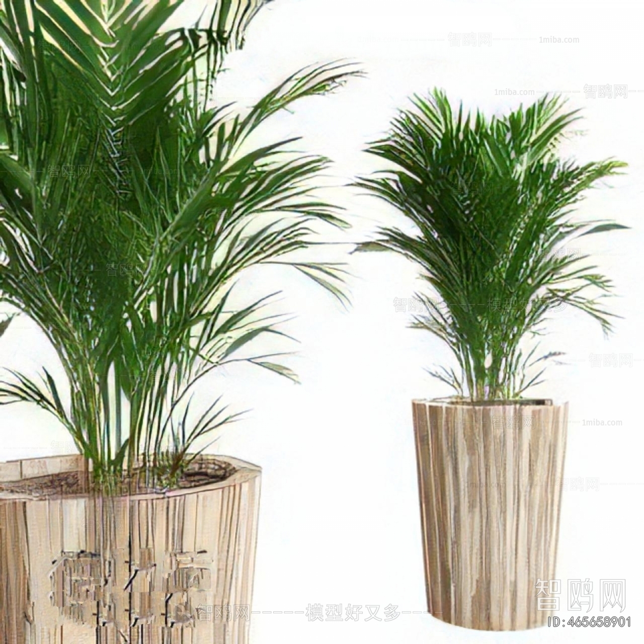 Modern Ground Green Plant Potted Plants
