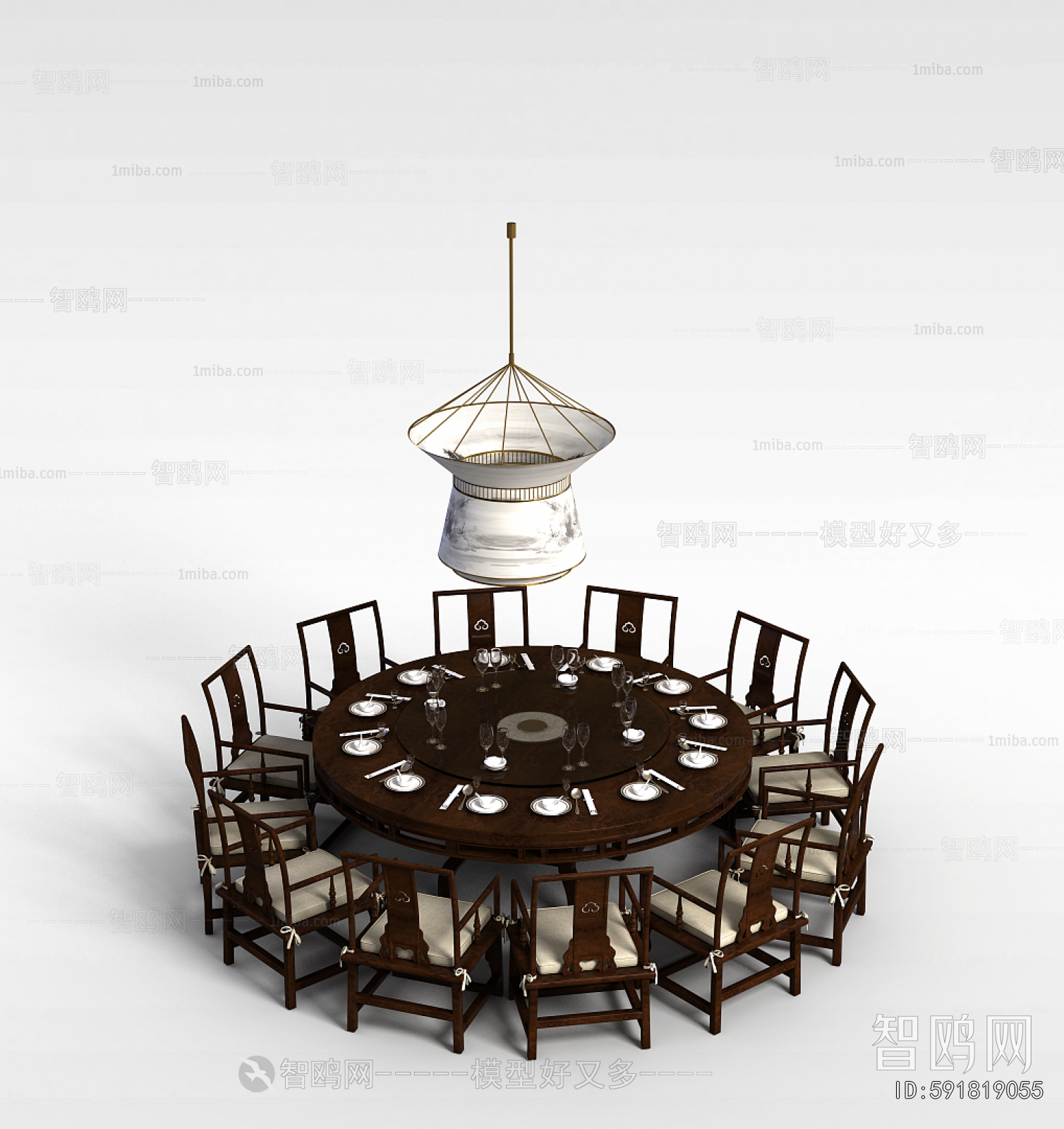 New Chinese Style Dining Table And Chairs