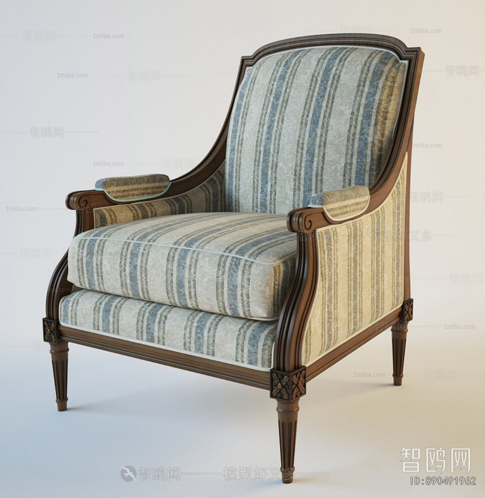 European Style Single Sofa