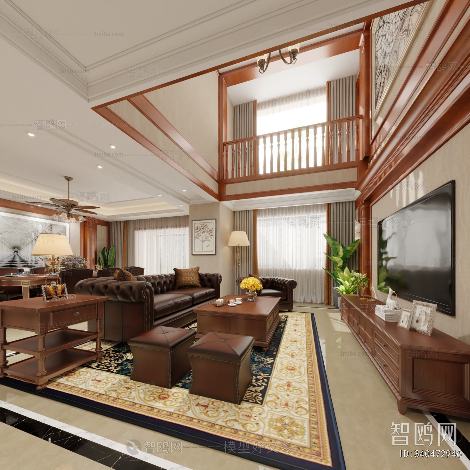 American Style A Living Room