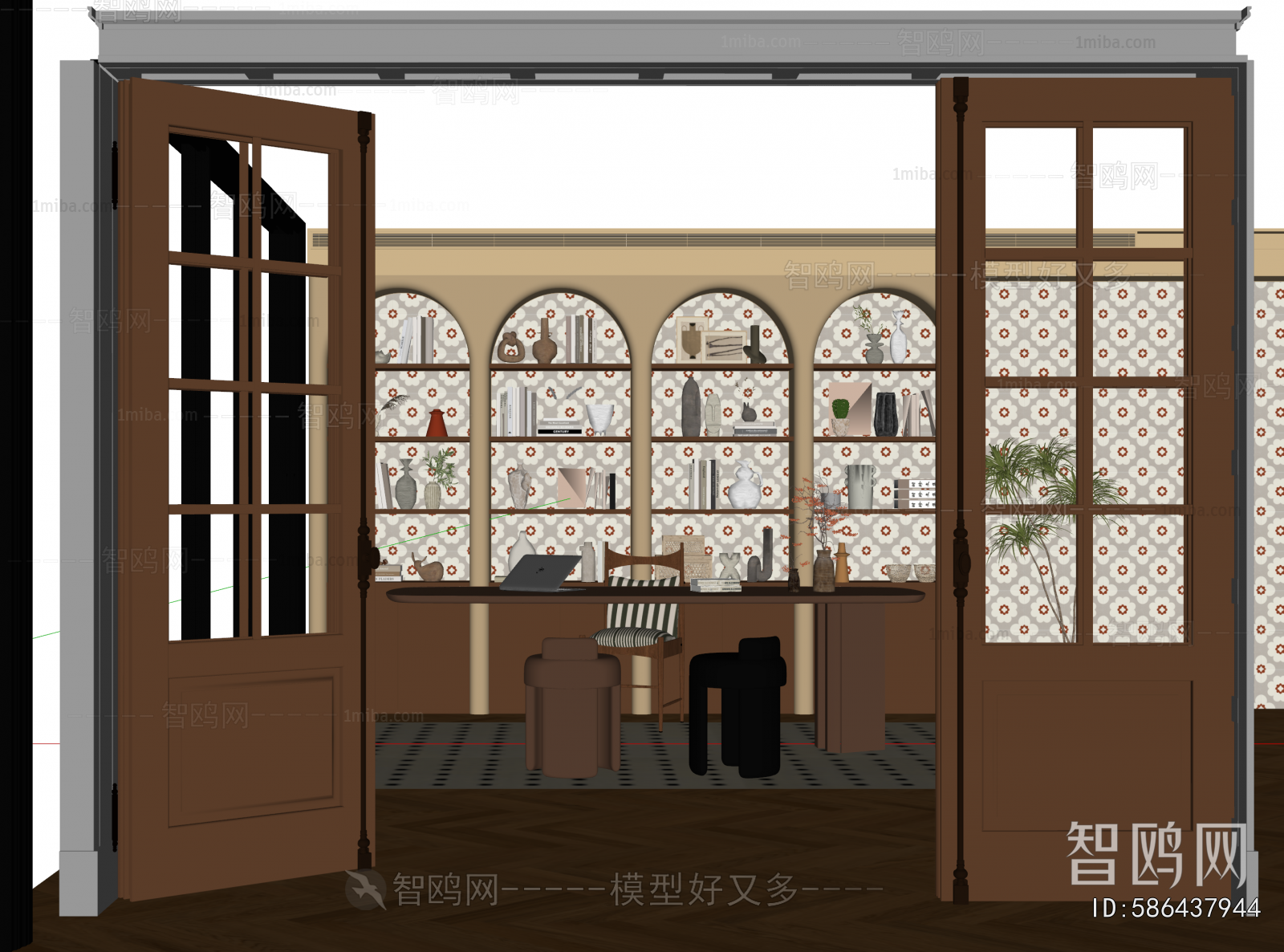 French Style Study Space