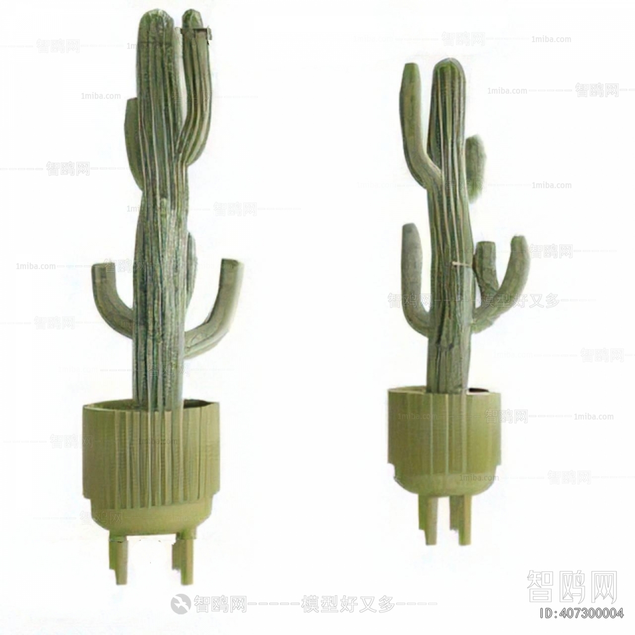 Modern Ground Green Plant Potted Plants