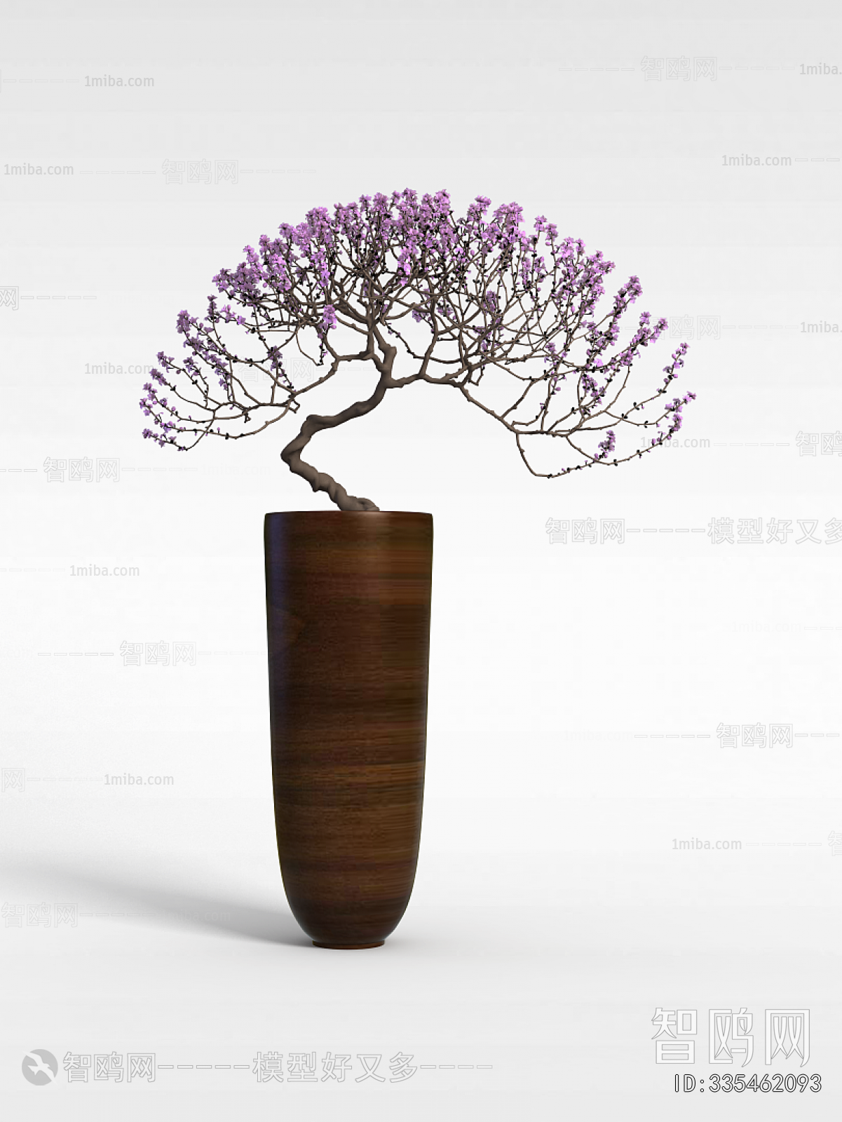 Modern Potted Green Plant