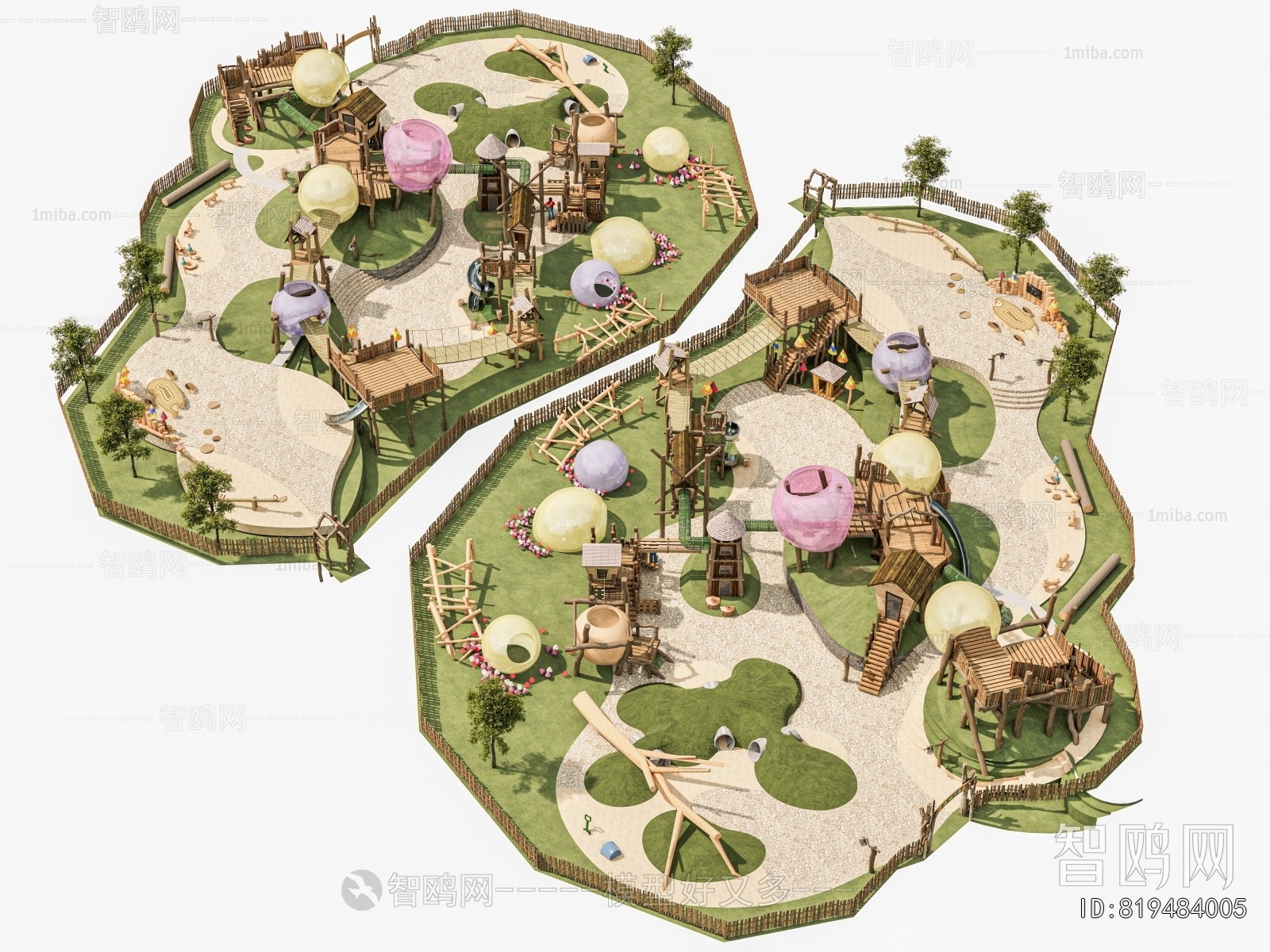 Modern Park Landscape