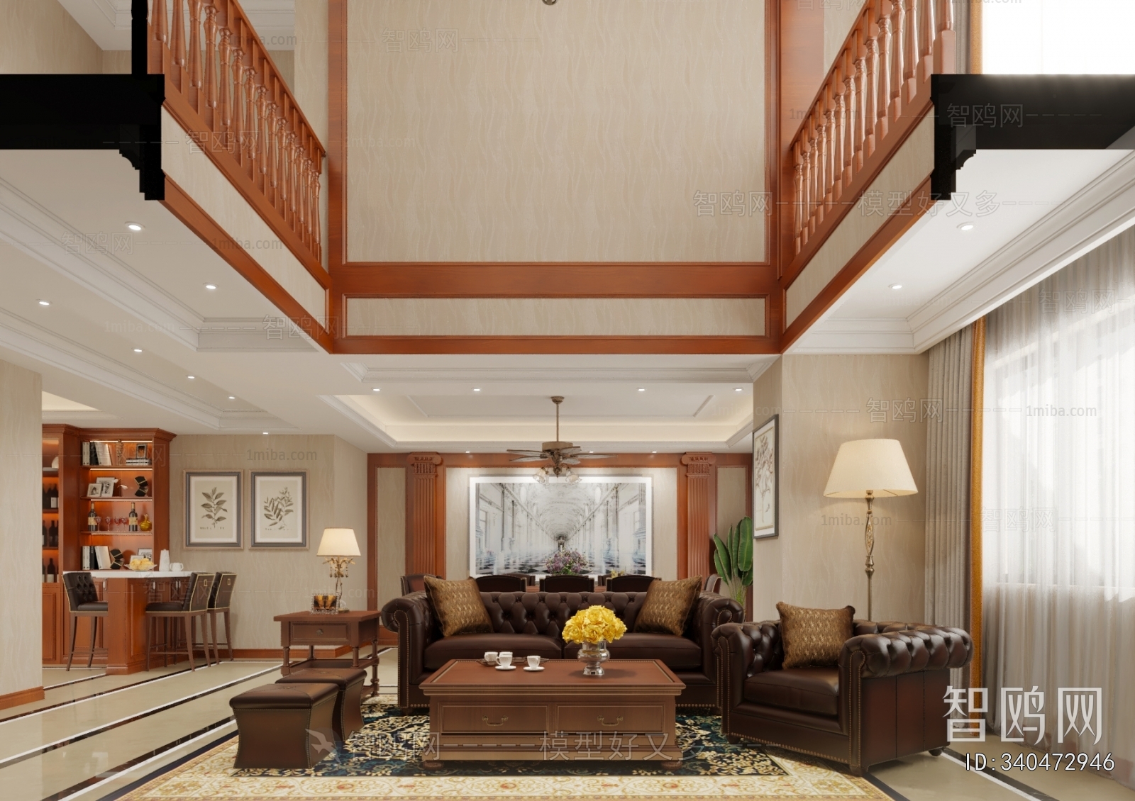 American Style A Living Room