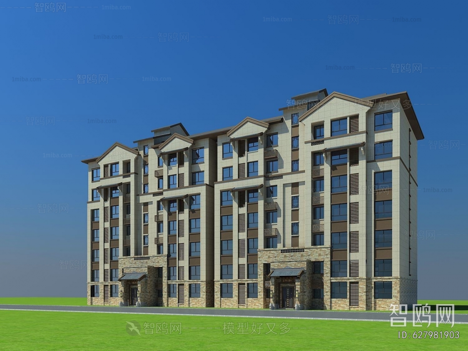 New Chinese Style Residential Building