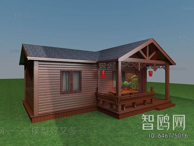 New Chinese Style Building Appearance