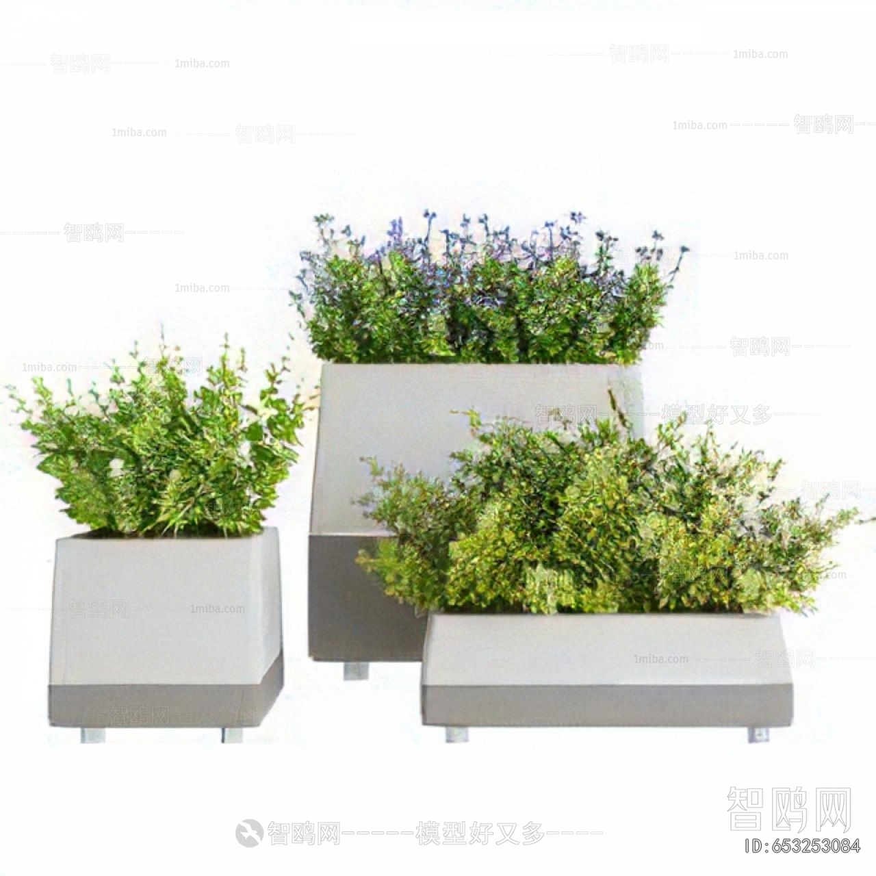 Modern Flower Bed, Flower Bowl, Flower Box
