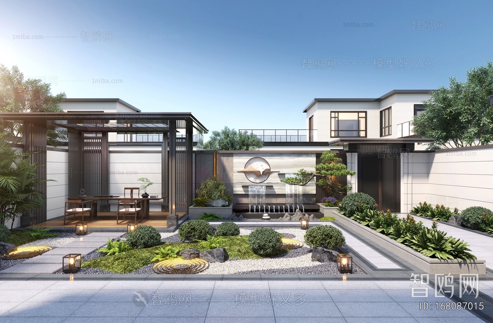 New Chinese Style Courtyard/landscape