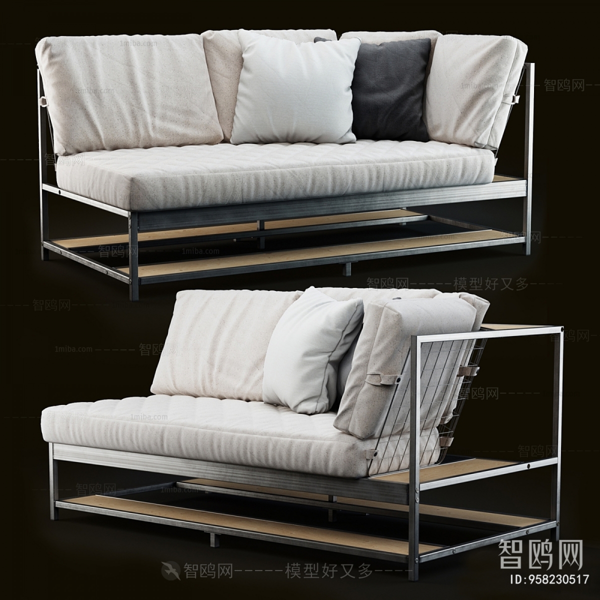 Modern Multi Person Sofa