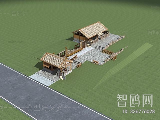 New Chinese Style Building Appearance