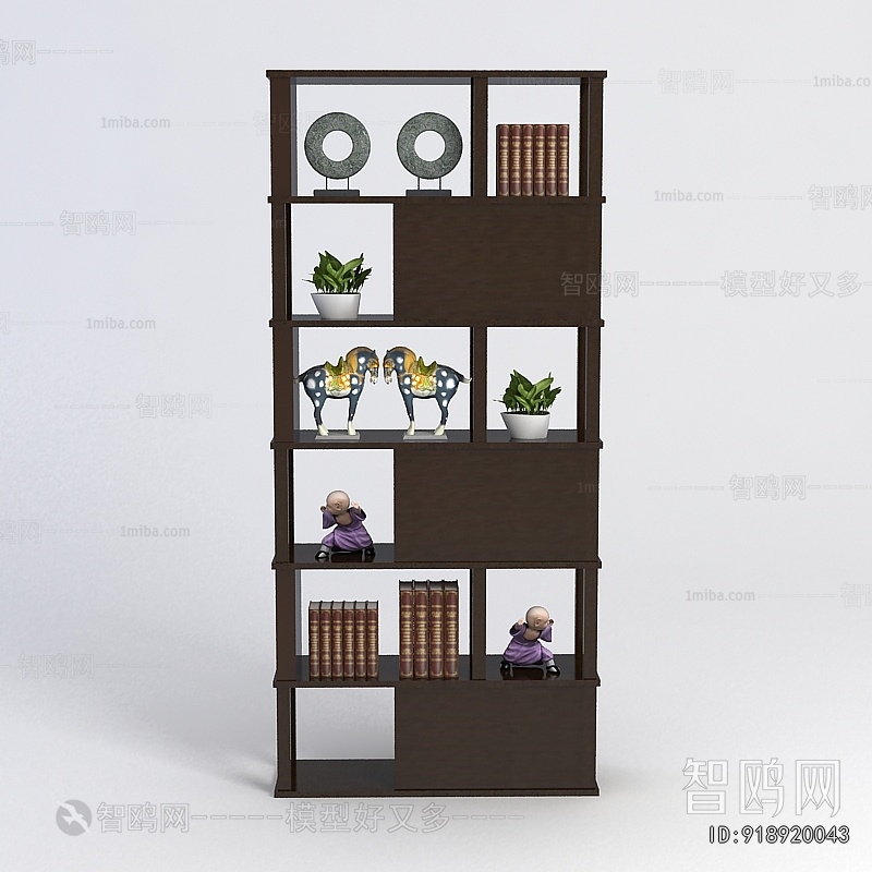New Chinese Style Bookshelf