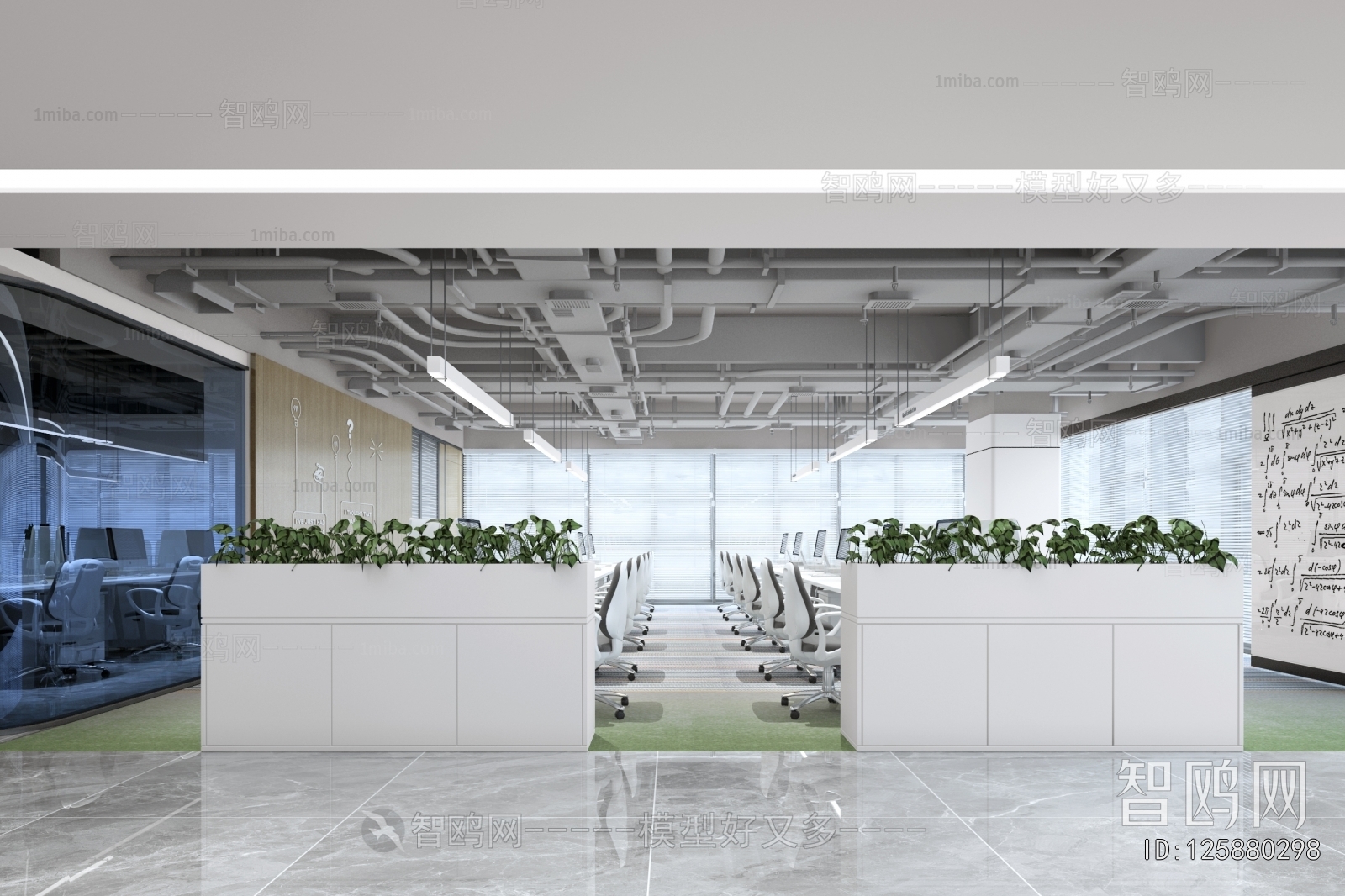 Modern Office Reception Desk