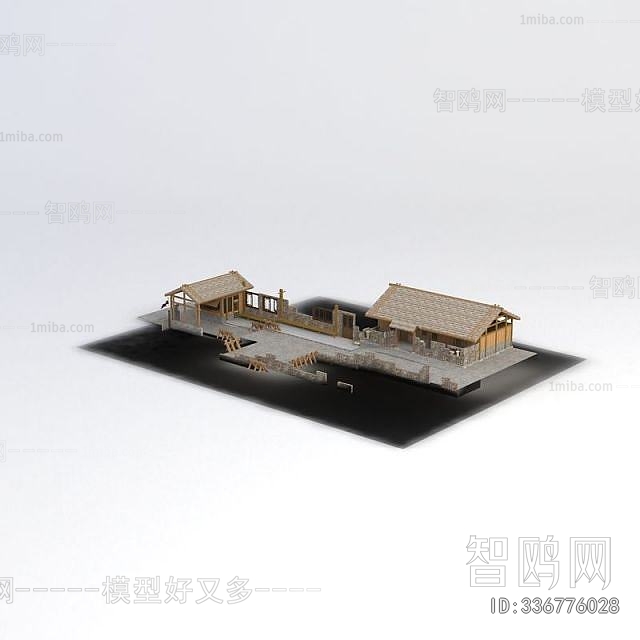 New Chinese Style Building Appearance