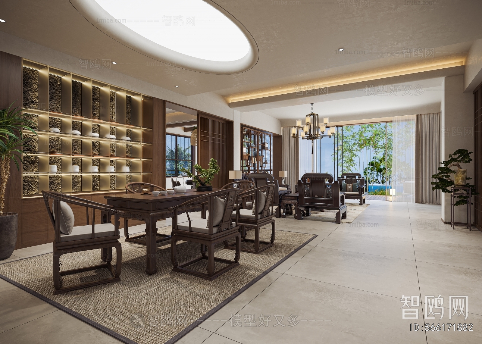 Chinese Style A Living Room