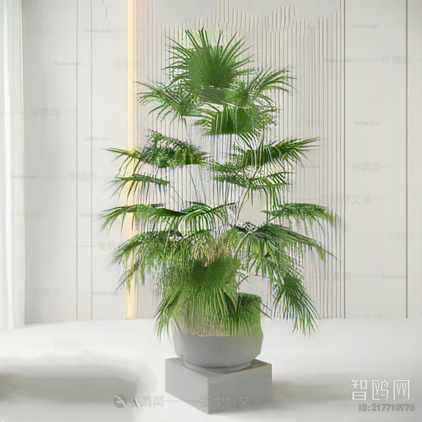 Modern Ground Green Plant Potted Plants