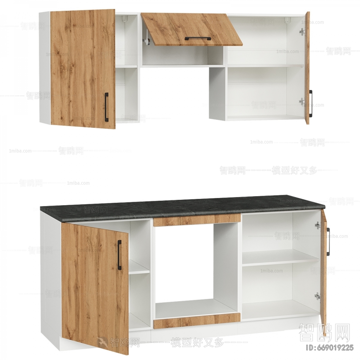 Nordic Style Kitchen Cabinet