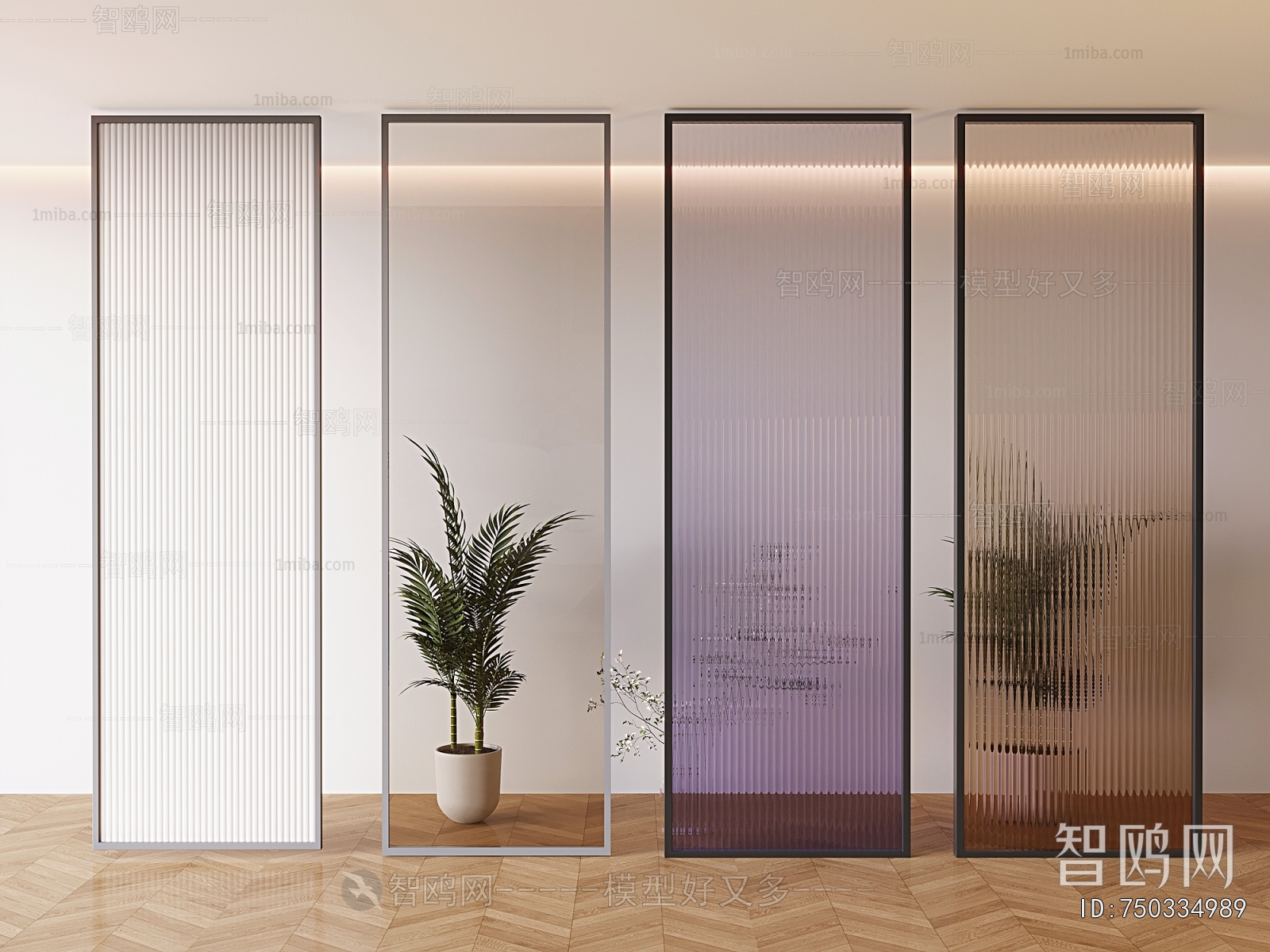 Modern Glass Screen Partition