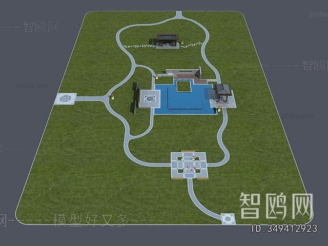 New Chinese Style Courtyard/landscape