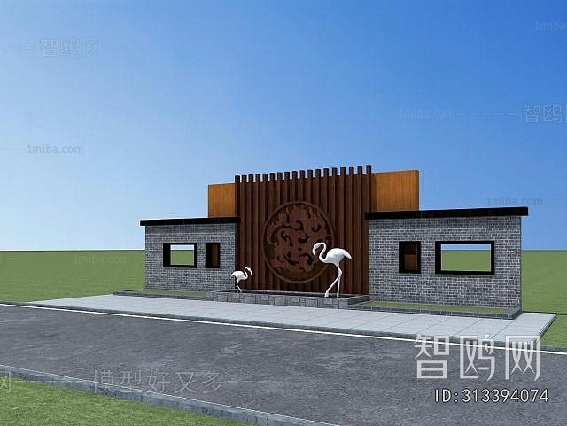 Chinese Style Landscape Wall