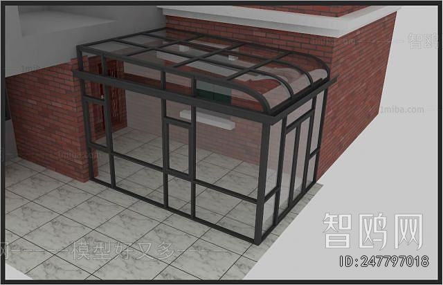 Modern Glass Sun Room