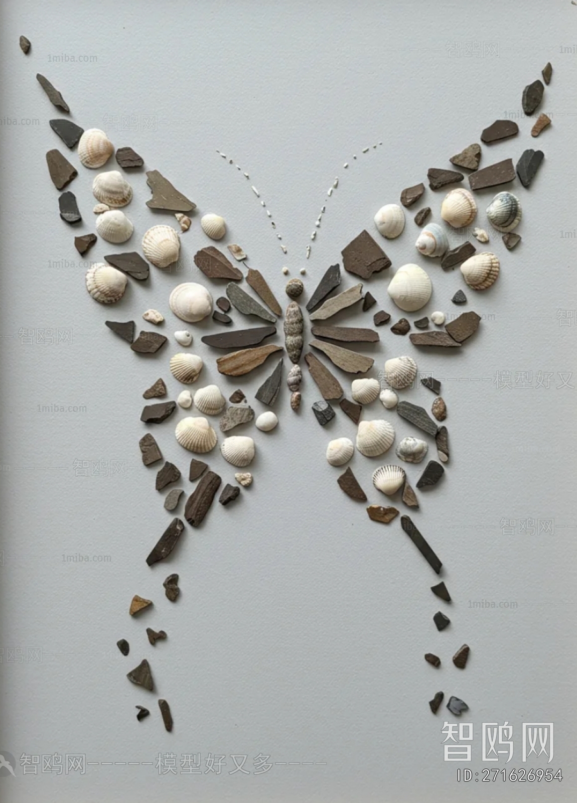 现代艺术蝴蝶立体装饰画