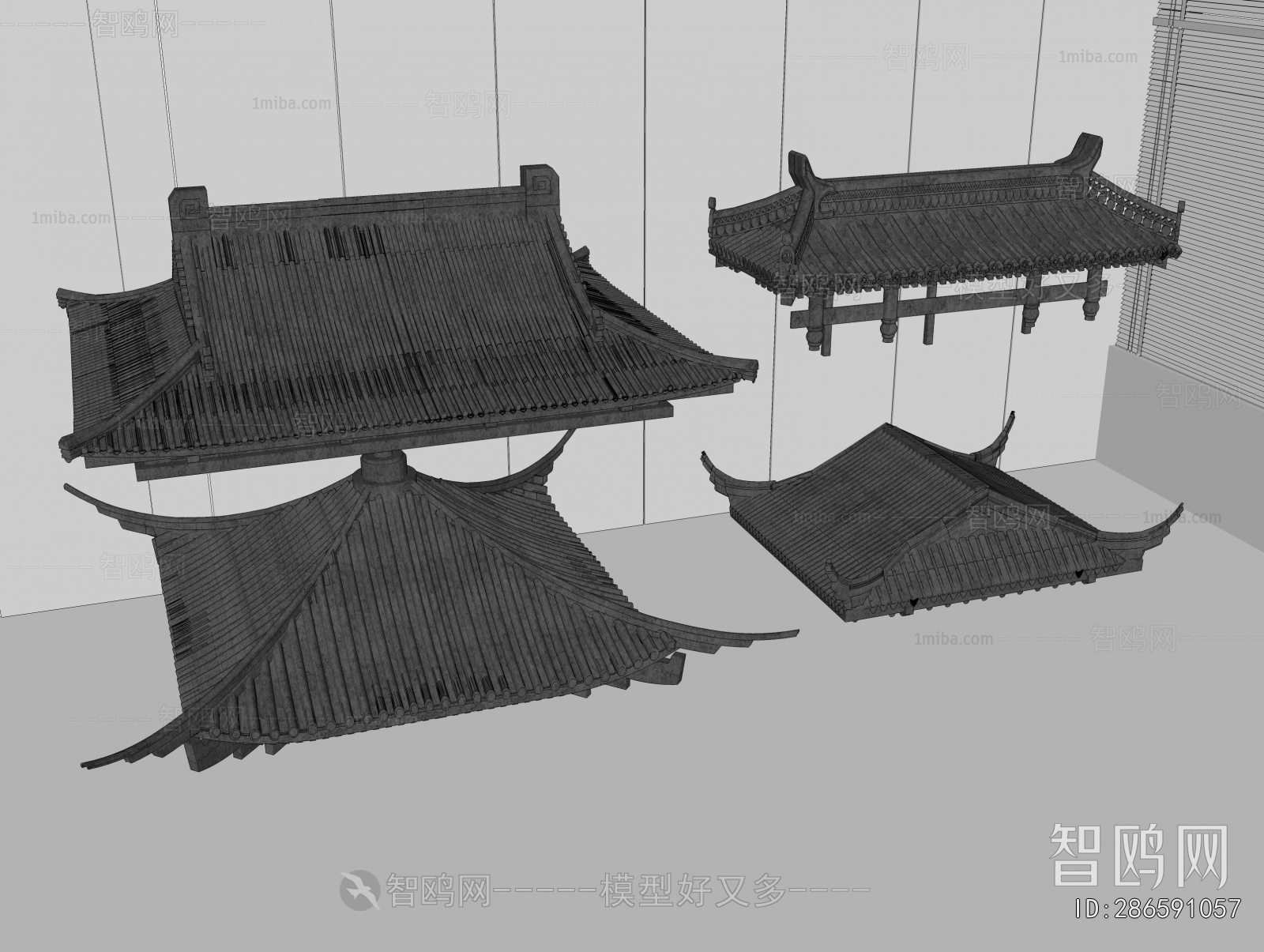 Chinese Style Building Component
