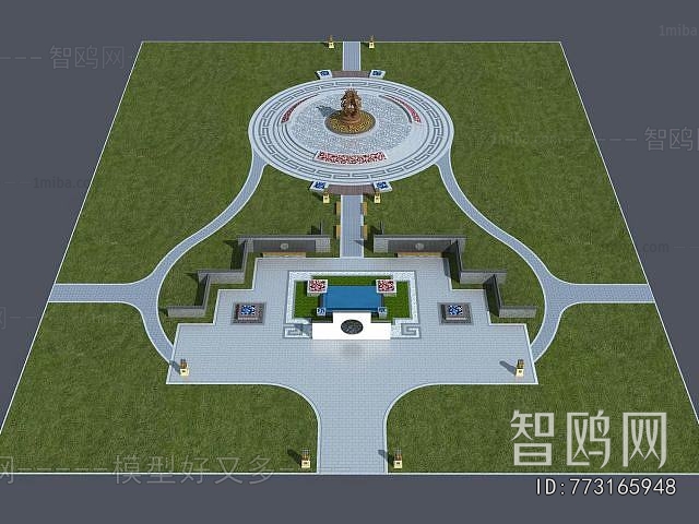 New Chinese Style Courtyard/landscape