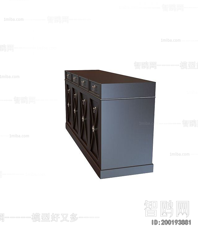 Simple European Style Side Cabinet