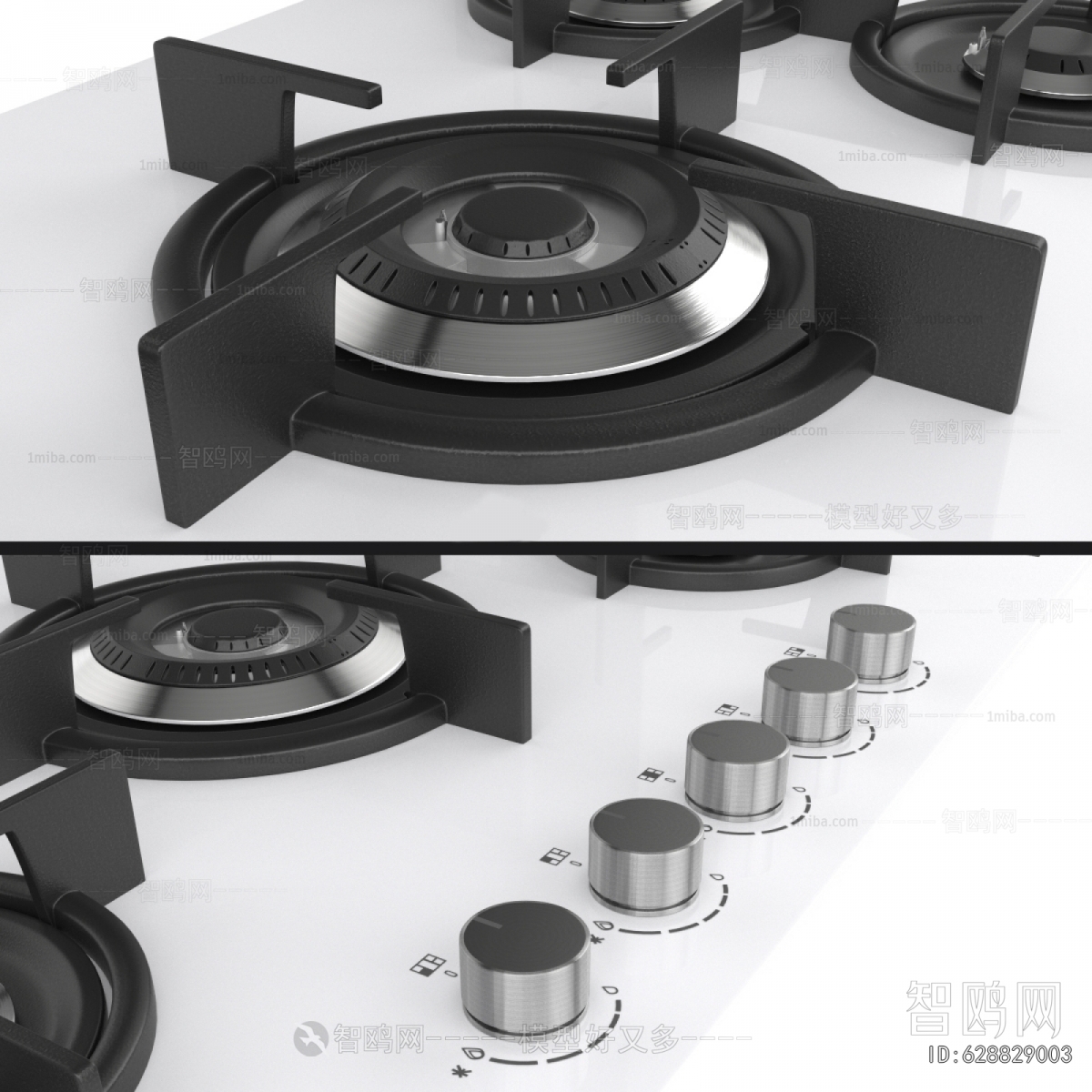 Modern Kitchen Electric Gas Range