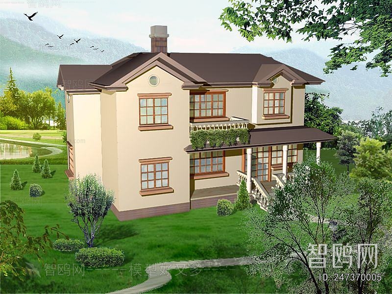 Simple European Style Detached Villa
