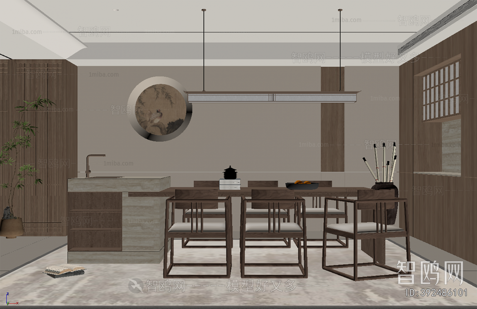 New Chinese Style Dining Room