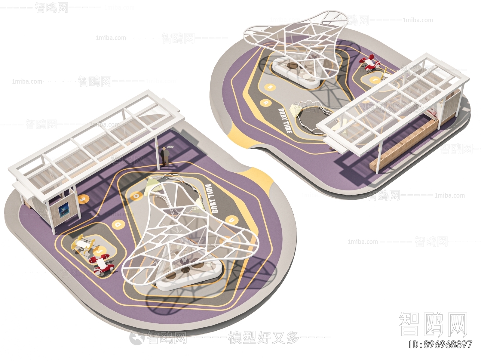 Modern Park Landscape