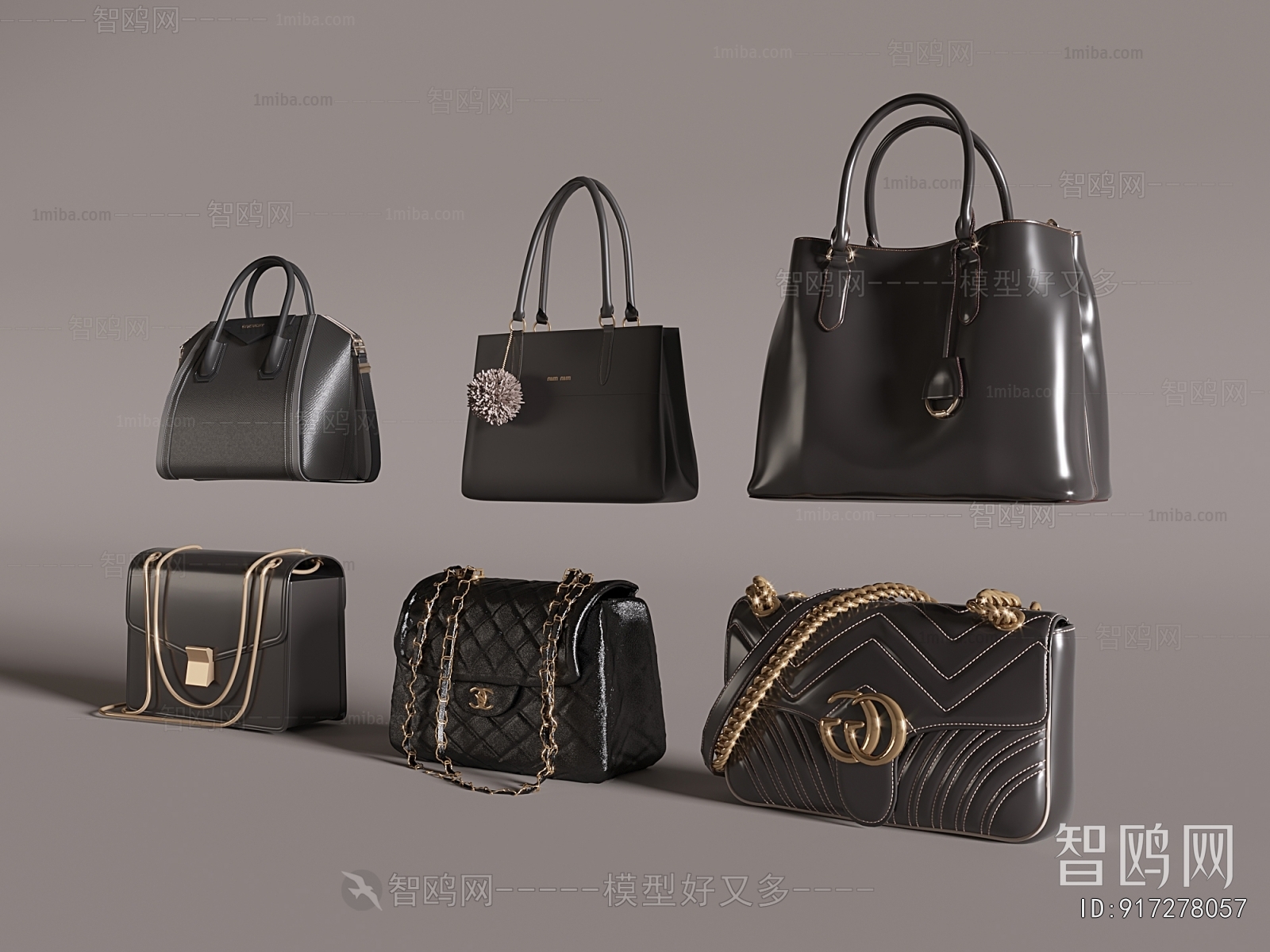 现代女包组合