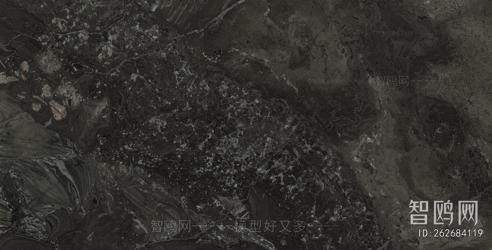 现代黑色大理石瓷砖
