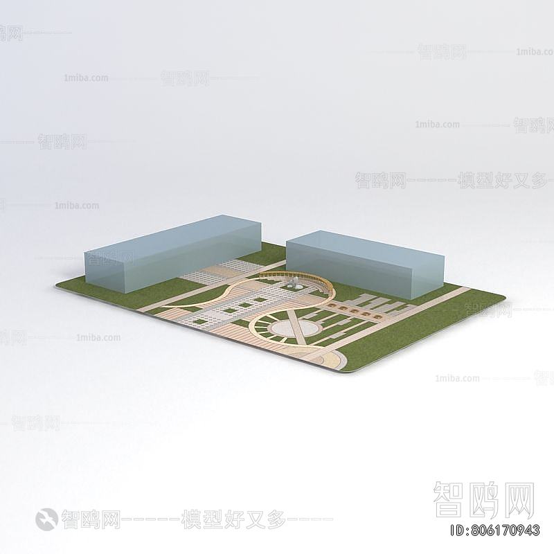 Modern Park Landscape