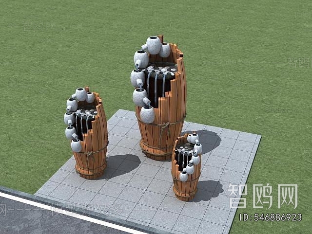 Modern Rockery Waterscape