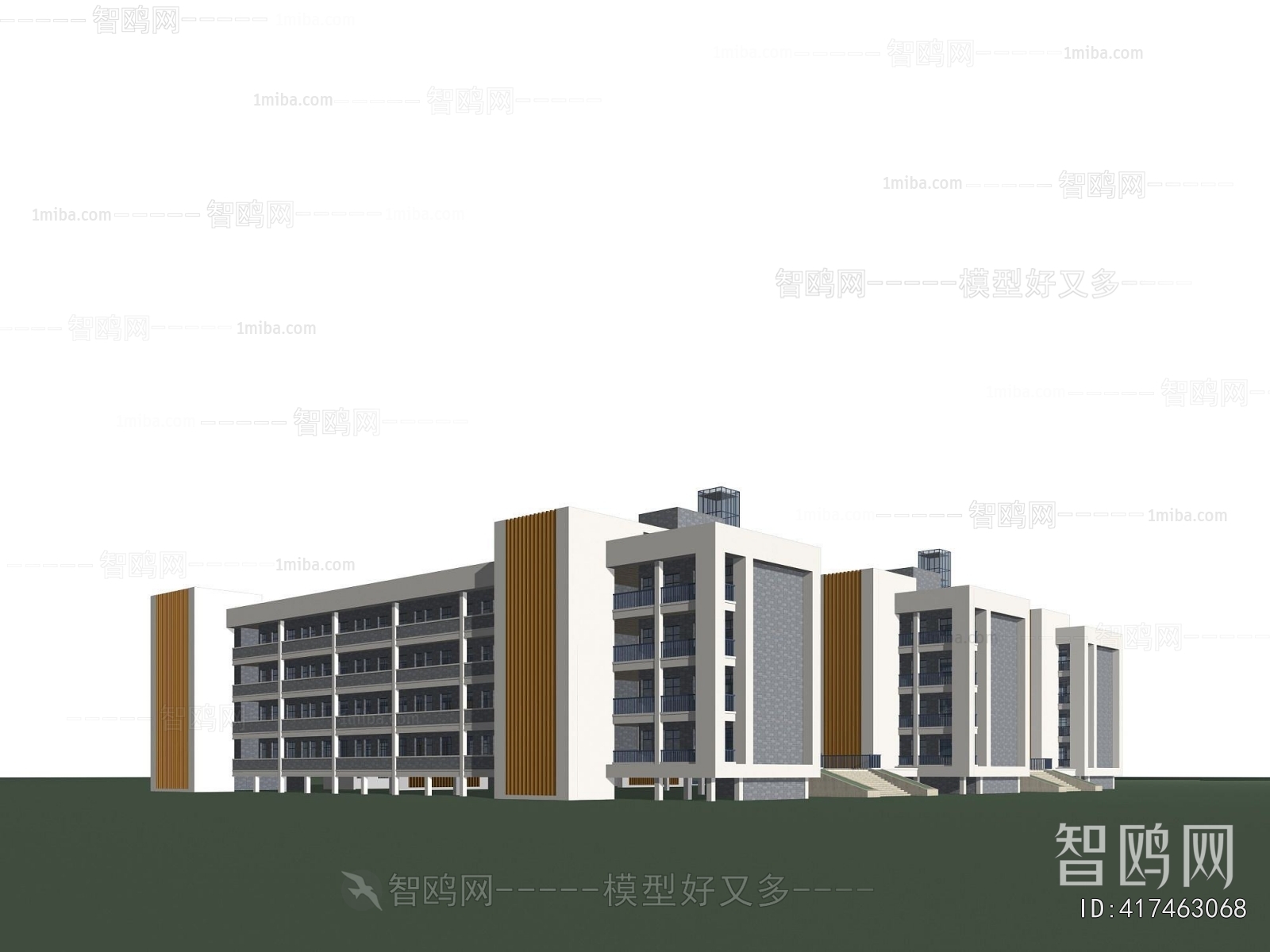 Modern School Building