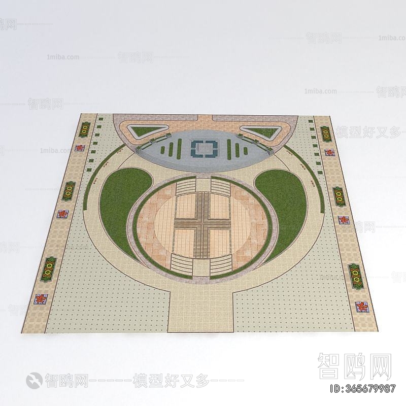 Modern Park Landscape