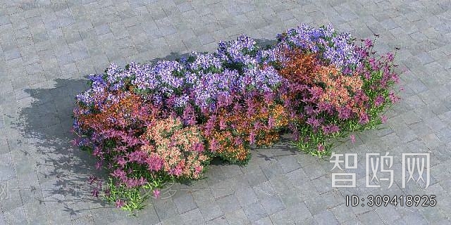 Modern Flowers And Grass